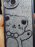 千敘 新款透明閃粉熊適用于蘋(píng)果手機殼斜挎帶掛繩iphone17Pro手機保護套可背女款軟硅膠卡通防摔保護套 【蝴蝶結小熊-遠峰藍】閃粉卡+圓環(huán)斜挎繩 iPhone14 曬單實(shí)拍圖