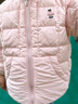 Teenie Weenie Kids【小吐司輕羽絨】小熊童裝24冬中性三防羽絨服 蜜桃醬小吐司（粉色） 120 曬單實拍圖