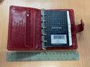 Filofax 英國進(jìn)口malden M5 A8 A7 A6 A5筆記本記事本真牛皮活頁(yè)本日程本日記本手帳本商務(wù)辦公讀書(shū)筆記本 A8 /M5MINI大紅色028622 曬單實(shí)拍圖