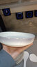 富彩陶瓷 碗家用新款碗碟套裝碗盤組合吃飯碗創(chuàng)意現(xiàn)代簡(jiǎn)約輕奢金邊餐具 4.5英寸碗10個(gè)+7.5英寸窩盤10個(gè) 曬單實(shí)拍圖