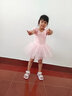 南瓜精靈兒童舞蹈服女童短袖春夏季連體練功服幼兒芭蕾舞裙中國舞體操服裝 淺粉色【短袖】 120 (建議110-120cm 33-38斤) 曬單實(shí)拍圖