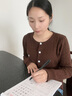 六品堂楷書(shū)練字帖臨摹全套成年楷書(shū)入門(mén)基礎訓練練字神器成人男生女生字體漂亮控筆筆畫(huà)筆順?shù)摴P硬筆書(shū)法專(zhuān)用練字本楷體正楷字帖 唐詩(shī)宋詞（送筆桿+12支筆芯） 曬單實(shí)拍圖