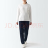 無(wú)印良品（MUJI）女式 牛仔 直筒褲 女款牛仔褲子秋季 純棉全棉 丹寧回潮BEA20A2A 深藏青色 23inch 155/58A 曬單實(shí)拍圖