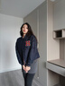 TOMMY HILFIGER【膠囊系列】25秋冬男女防潑水蛇年雙面穿棒球棉服夾克外套 紅色/藏青色XMP M （推薦：115-125斤） 曬單實(shí)拍圖