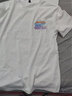 真維斯（Jeanswest）冰絲t恤男短袖夏季冰感運動(dòng)速干衣服青年男士絲光棉寬松大碼半袖  白色（色塊字胸標） M (170) (30天質(zhì)量問(wèn)題全額退) 曬單實(shí)拍圖