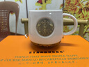 星巴克（Starbucks）杯子禮盒套裝保溫杯七夕禮物陶瓷水杯伴手禮限量版2025新款馬克杯 魚鱗白隨行保溫杯套裝 曬單實拍圖