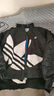 adidas情侶款復古寬松運動(dòng)立領(lǐng)夾棉外套男女秋冬阿迪達斯三葉草 榮耀灰 S 曬單實(shí)拍圖