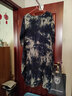 ADVSUS官方品質(zhì)2023春夏新款原創(chuàng)扎染女裝文藝復(fù)古棉麻連衣裙 水墨 均碼 曬單實(shí)拍圖
