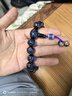 五臺山景區香灰琉璃佛珠手串男女款彩色手鏈情侶高品質(zhì)禪意佛珠飾 事業(yè)順利-14mm 曬單實(shí)拍圖
