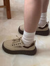 斤慕厚底增高板鞋女ins秋冬季新款百搭小白鞋時(shí)尚女鞋小眾原創(chuàng  )休閑鞋 厚底小白鞋【38碼】卡其色 曬單實(shí)拍圖