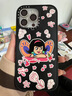 CASETIFY 周雨彤合作系列 蝴蝶少女 適用于iPhone15/Pro/Max手機殼 磨砂黑Magsafe iPhone 15 Pro Max 曬單實拍圖