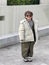 G.DUCKKIDS小黃鴨童裝男童羽絨服冬裝外套兒童衣服男大童防寒保暖面包服上衣 黑色 140 尺碼9~10歲【130-140cm】cm 曬單實(shí)拍圖