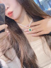珍珠項鏈送媽媽款銀飾玉髓吊墜七夕情人節(jié)禮物送老婆實用生日禮品 玉髓珍珠項鏈 曬單實拍圖