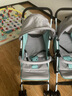 凱睿仕（kairuishi）雙胞胎嬰兒推車(chē)可拆分可坐可躺輕便避震折疊小寶寶嬰兒手推車(chē) 標準款荷綠色(可拆分) 曬單實(shí)拍圖