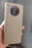 華為（HUAWEI） 原裝手機殼保護套Mate30免翻蓋式皮套智能視窗全包防摔智能商務(wù) Mate 30智能視窗保護套丨【卡其色】 曬單實(shí)拍圖