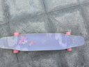 locus longboards 淺秋長(cháng)板男女生兒童初學(xué)者全能舞板dc平花刷街代步專(zhuān)業(yè)滑板 紫夢(mèng)M整板 組裝發(fā)貨  曬單實(shí)拍圖