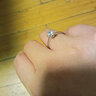 銀奧（yinao）925純銀克拉戒指仿真鉆石戒指女生日結(jié)婚求婚訂婚莫桑石情侶對(duì)戒 【女】璀璨1克拉16號(hào) 曬單實(shí)拍圖
