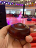 正宗印度小葉紫檀時來運轉(zhuǎn)手把件 一體式紅木轉(zhuǎn)運珠工藝品把玩手球 大號紫檀轉(zhuǎn)運珠58*38 曬單實拍圖