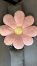 潔麗雅（grace）ins風太陽花抱枕沙發(fā)客廳花朵飄窗靠墊花瓣靠背現(xiàn)代床頭靠枕 草莓粉【八瓣】 花朵坐墊60cm 曬單實拍圖