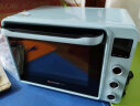 海氏（Hauswirt）C40电烤箱家用烘焙多功能炸烤一体机大容量 蓝色 40L 二代 实拍图