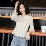 羅蒙（ROMON）2025年新款秋裝時尚長袖娃娃領襯衫女裝漂亮洋氣小衫早秋女裝 杏色 L -105-115斤 曬單實拍圖