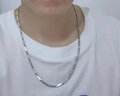 彩萊婭項鏈男潮個(gè)性簡(jiǎn)約鈦鋼菱形鎖骨鏈男士嘻哈帥氣不掉色項鏈毛衣鏈子 菱形時(shí)尚項鏈 曬單實(shí)拍圖