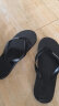 卡帝乐鳄鱼（CARTELO）人字拖鞋男士夏季户外穿运动居家用软底沙滩凉拖 VP1520 黑色 45 实拍图