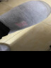 惠夫人秋冬季棉拖鞋女家用冬季室内防滑家居情侣可爱毛绒男月子鞋冬天 暖宝宝 灰色 40-41 (适合39-40码穿) 实拍图
