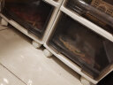 JEKO&JEKO抽屉式化妆品收纳柜儿童衣柜玩具零食储物柜夹缝柜五斗柜 茶色4层 实拍图