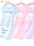 Hello Kitty女童睡裙兒童莫代爾睡衣夏薄女孩裙子寶寶家居服0102藍(lán)130cm 曬單實(shí)拍圖
