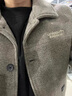 皮爾卡丹（pierre cardin）高檔金貂絨翻領(lǐng)外套男士加棉加厚秋冬新款休閑短款保暖呢子夾克男 駝色 XL【建議體重140-160斤】 曬單實(shí)拍圖