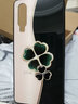 哥仕朗  適用華為P30手機殼防摔全包華為P30pro高檔玻璃液態(tài)保護套男女新款創(chuàng)意個性網(wǎng)紅潮牌幸運草外殼 華為p30【綠色幸運草】鏡頭全包 曬單實拍圖