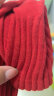 京东京造【纯棉系列】 消臭抗菌中筒袜纯棉运动休闲袜子女4双装红色 实拍图