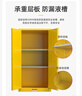信京防爆柜工業(yè)防火防爆箱實(shí)驗(yàn)室化學(xué)品危險(xiǎn)品儲(chǔ)存安全柜 45加侖黃色 曬單實(shí)拍圖