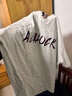 A CHOCK【Achock官方店】 國(guó)潮原創(chuàng)設(shè)計(jì)刺繡logo短袖七夕情侶圓領(lǐng)打底衫t 花灰色 XL 曬單實(shí)拍圖