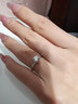 鉆石世家 一生至愛18K金鉆石戒指50分GIA鉆戒結(jié)婚戒指 生日紀(jì)念日禮物 GIA國檢雙證書 主石50分 F-G/SI 12號 曬單實(shí)拍圖
