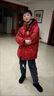G.DUCKKIDS小黃鴨兒童童裝2024新男童冬裝羽絨棉服外套新款中大童冬季加厚紅 紅色 120cm 曬單實(shí)拍圖