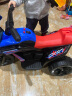 小龙哈彼（Happy dino）儿童电动车三轮车 摩托车可坐人充电小孩玩具童车 红色 实拍图