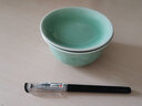 甌江（OUJIANG） 龍泉青瓷餐具飯碗小湯碗中式碗4.5寸陶瓷米飯碗 4寸牡丹碗梅子青 曬單實拍圖