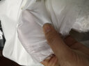 靈蘭 羽絨服內膽布防絨防塵布柔軟 被子包絨布防羊毛防鉆絨抱枕坐墊布 001#白色 曬單實(shí)拍圖