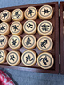 御圣中國象棋實(shí)木香榧木象棋套裝家用成人色澤金黃高檔象棋禮物送長輩 5分香榧木象棋-天然榧香木盒裝 曬單實(shí)拍圖