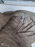 鴨鴨輕薄羽絨服男女同款春秋新款短款抗菌保暖羽絨內(nèi)膽棒球領(lǐng)夾克外套 卡其色 L (175) （建議121-135斤） 曬單實拍圖