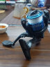 赵太公200型海竿轮掌中宝袖珍款渔轮鱼线轮纺车轮渔具 蓝色 带线纺车轮 200型 实拍图