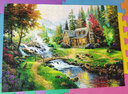 藝臣玩具成人兒童木質(zhì)拼圖1000片智力玩具禮物動(dòng)物卡通動(dòng)漫治愈風(fēng)景油畫(huà) 小橋流水人家(配大圖紙) 300片木質(zhì)分區 曬單實(shí)拍圖
