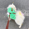 萌萌鴨小狗衣服秋冬羊羔絨貓咪衛衣保暖服飾泰迪比熊博美小型犬兩腳衣 小飛龍帽衫衛衣 M 約7-8斤 曬單實(shí)拍圖