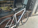 迪卡儂（DECATHLON）公路車(chē)WOMAN EASY鋁合金車(chē)架女士雙剎單牙盤(pán)鋼制直式前叉c 8速鋁通勤輕便自行車(chē) M碼—適合身高170~177cm 曬單實(shí)拍圖
