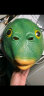 克罗米绿头鱼网红鱼头套绿头怪年会绿鱼头套搞怪万圣节面具COS表演道具 绿头怪面具 实拍图