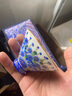 奢龍掐絲琺瑯彩主人杯輕奢手繪斗笠杯品茗專用功夫單杯 掐絲琺瑯彩 翡翠綠斗笠杯 曬單實(shí)拍圖