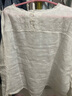 斯琴女裝春夏棉麻白色波點圓領(lǐng)寬松休閑袖口開叉上衣 BJXS008 白色 M 曬單實拍圖