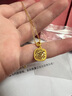 周六福足金蝴蝶結黃金戒指女款生日禮物定價(jià)AE016743 15號約0.94g 曬單實(shí)拍圖